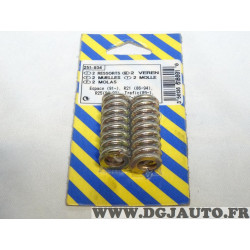 Blister 2 ressorts fixation tube tuyau echappement Bosal 251934 pour renault 21 25 R21 R25 espace 2 II master trafic 