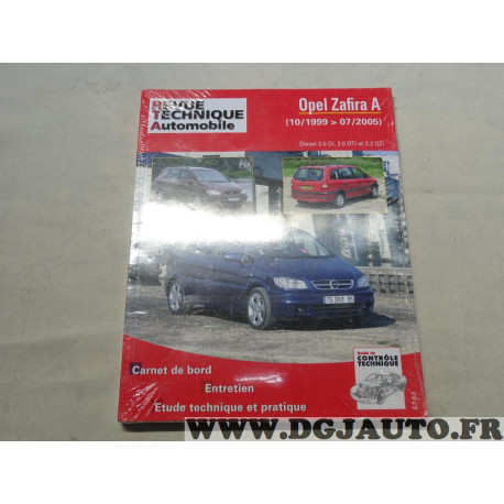 RTA revue technique automobile livre documentation entretien conduite etude technique CIP 633.2 pour opel zafira A de 1999 à 200