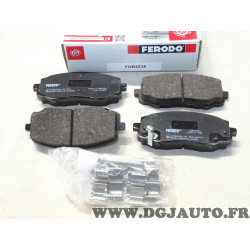 Jeu 4 plaquettes de frein avant montage mando Ferodo FDB4234 pour hyundai i20 