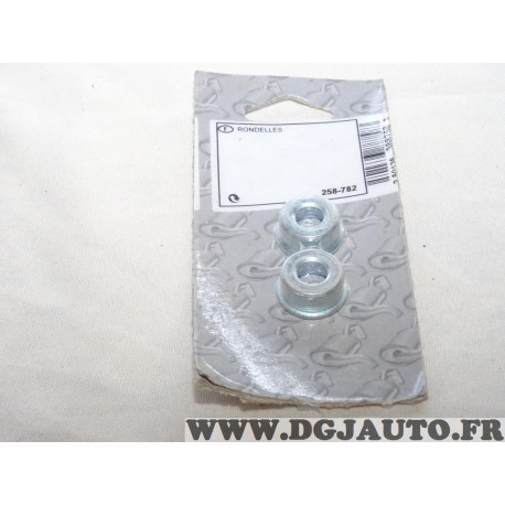 Lot 2 douilles bague fixation ressort tuyau echappement Bosal 258782 pour citroen AX BX C2 C3 C15 berlingo jumper jumpy saxo xan