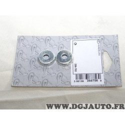 Pack 2 coupelles ressort fixation tuyau echappement bosal 258783 pour citroen AX BX C2 C3 C4 C15 C25 jumper xantia XM ZX berling