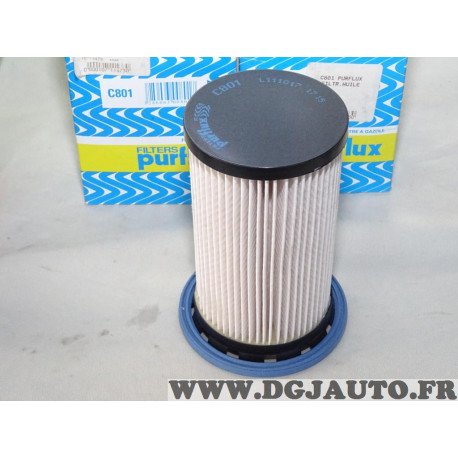 Filtre à carburant gazoil Purflux C801 pour audi Q3 seat alhambra 2 II volkswagen passat B6 B7 tiguan 1 2.0TDI 2.0 TDI diesel 