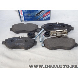 Jeu 4 plaquettes de frein avant montage brembo Bosch BP1231 0986494582 pour iveco daily 3 4 5 6 III IV V VI 