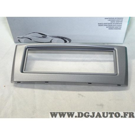 Cadre contour encadrement gris poste radio autoradio Phonocar 03338 pour fiat grande punto evo de 2005 à 2012 