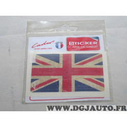 Autocollant sticker decoration drapeau anglais carte bleue Cadox 140021 