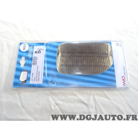 Vitre miroir glace retroviseur avant droite MAD N°3014 537088 pour peugeot 106 de 1991 à 1996 