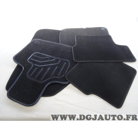 Jeu 4 tapis de sol avant et arriere sur mesure Norauto 2328912 pour peugeot 308 dont SW de 08/2013 à 05/2017 