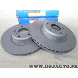 Jeu 2 disque de frein arriere ventilé 345mm diametre ATE 424250 24.0124-0250.2 pour BMW serie 1 2 3 4 F20 F21 F22 F23 F30 F31 F3