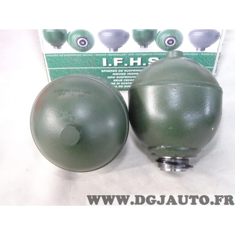 Lot 2 spheres hydraulique de suspension arriere 30 bars fabrication 10/2018 IFHS XA30RR pour citroen xantia 