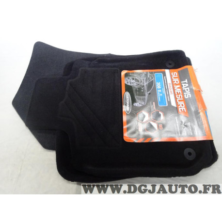 Jeu 4 tapis de sol sur mesure avant et arriere Customagic 202500 pour peugeot 308 partir de 09/2013 