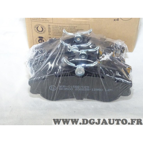 Jeu 4 plaquettes de frein avant montage TRW Norauto NRP1477 pour citroen berlingo xsara picasso peugeot 206 partner 