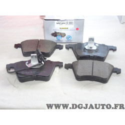 Jeu de 4 plaquettes de frein avant montage teves Norauto NRP1654 pour ford galaxy 1 I seat alhambra volkswagen sharan 