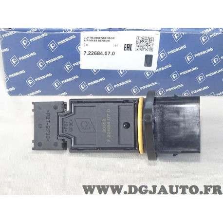 Sonde debitmetre masse air Pierburg 7.22684.07.0 pour mercedes classe C E ML S G CLK W203 W210 W163 W463 C209 