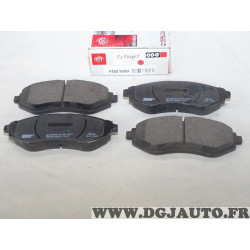 Jeu de 4 plaquettes de frein avant montage akebono Ferodo FDB1699 pour daewoo chevrolet kalos aveo spark 