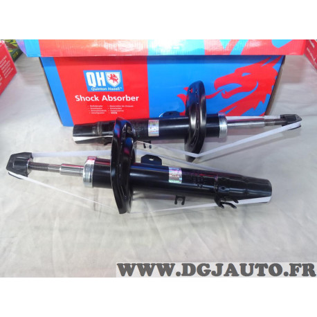 Jeu 2 amortisseurs de suspension avant Quinton Hazell QAG181388 + QAG181389 pour peugeot 208 