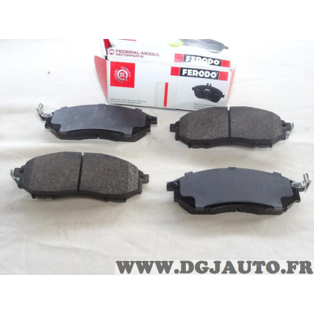 Jeu 4 plaquettes de frein avant montage sumitomo Ferodo FDB4177 pour renault koleos 