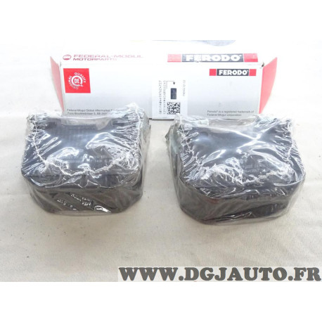 Jeu 4 plaquettes de frein arriere montage brembo Ferodo FDB4217 pour BMW serie 1 3 E81 E82 E88 E91 E92 