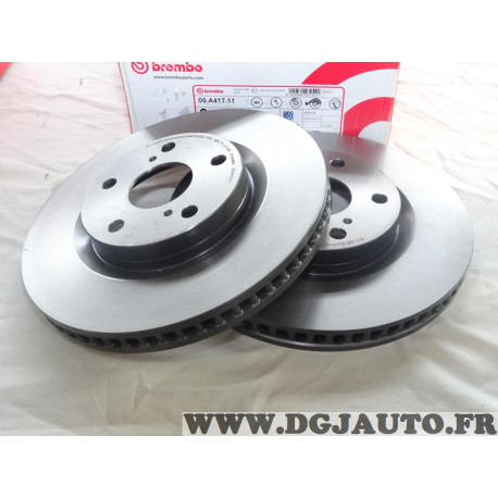 Jeu 2 disques de frein avant 296mm diametre ventilé Brembo 09A41711 pour lexus ES XV40 XV60 toyota RAV4 XA30 XA40 camry V4 V5 au