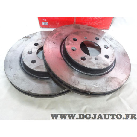 Jeu 2 disques de frein avant ventilé 256mm diametre (trace montage) Brembo 09C93411 pour suzuki swift 4 IV FZ NZ 