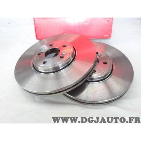 Jeu 2 disques de frein avant ventilé 324mm diametre Brembo 09.9818.10 pour renault espace 4 IV vel satis 