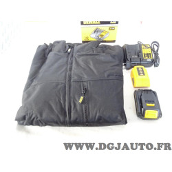 Blouson veste chauffante sur batterie avec chargeur taille XXL Dewalt DCJ069C1 DCJ069C1XXL-QW 