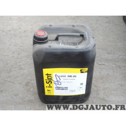 Bidon 20L 20 litres huile moteur ENI i-Sint 0W20 104450 synthetic tecnology API SN RC ILSAC GF-5 