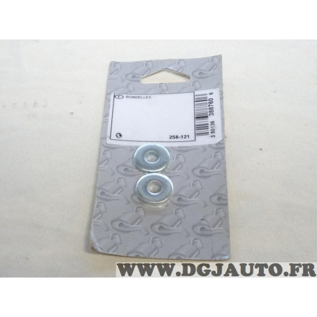 Jeu 2 rondelles fixation echappement silencieux collecteur tuyau tube Bosal 258121 pour divers véhicules fiat alfa romeo lancia 