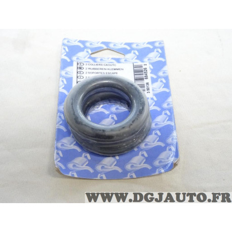 Lot 2 silents bloc fixation silencieux echappement Bosal 255397 pour renault 18 25 R18 R25 espace 1 trafic 1 master 1 volvo 340 