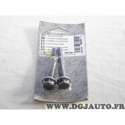 Jeu 2 vis boulons fixation tuyau tube silencieux echappement Bosal 258794 pour opel astra F G calibra corsa B tigra A kadett E v