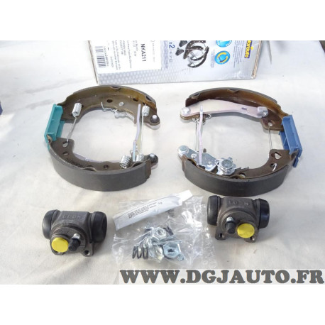 Kit frein arriere prémonté 164x32mm montage bendix Norauto NKA211 pour peugeot 106 citroen saxo 