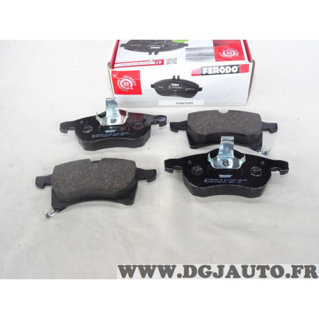 Jeu 4 plaquettes de frein avant montage teves Ferodo FDB1295 pour opel astra G et H zafira A B corsa C meriva A 