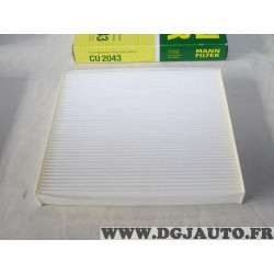 Filtre d'habitacle interieur Mann filter CU2043 pour mazda 2 DY 6 GG GY GH CX-7 ER 