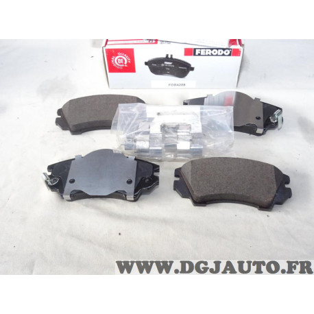 Jeu 4 plaquettes de frein avant montage mando Ferodo FDB4208 pour opel insignia A astra J zafira C cascada saab 95 9-5 chevrolet