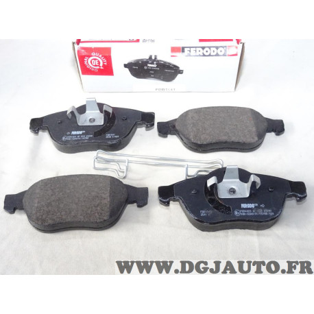 Jeu 4 plaquettes de frein avant montage teves Ferodo FDB1541 pour renault laguna 2 II vel satis velsatis espace 4 IV 