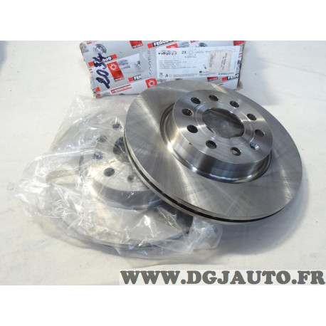 Jeu 2 disques de frein avant ventilé 280mm diametre Ferodo DDF1223 pour audi A3 seat altea toledo 3 III leon 2 II skoda octavia 