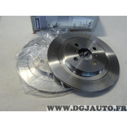 Jeu 2 disques de frein arriere plein 278mm diametre Norauto ND1968 pour toyota yaris XP9 XP13 daihatsu charade