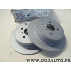 Jeu 2 disque de frein arriere plein 269mm diametre Norauto ND1221-C pour toyota corolla dont verso 120 prius yaris matrix