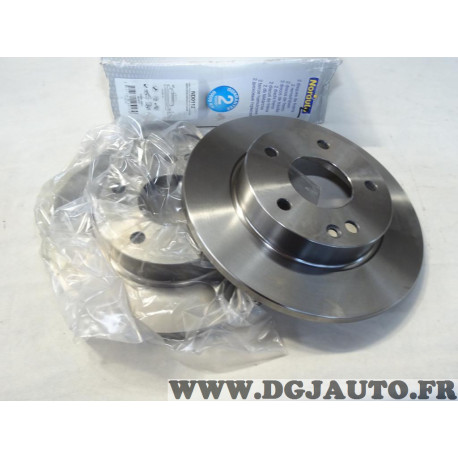 Jeu 2 disques de frein avant diametre 260mm plein Norauto ND0112 pour mercedes classe A W168 