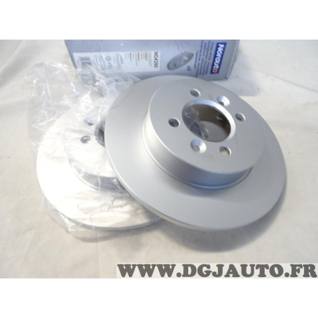 Jeu 2 disques de frein arriere plein 265mm diametre Norauto ND4295 pour renault laguna 1 safrane 