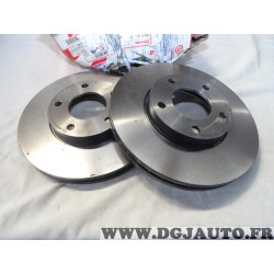 Jeu 2 disques de frein avant ventilé 278mm diametre Brembo 09.9464.21 pour mazda 3 5 BK BL CW CR19