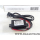 Convertisseur de tension 12V-5V 3A micro USB coudé Beepings CVCDE12V pour moto scooter voiture 